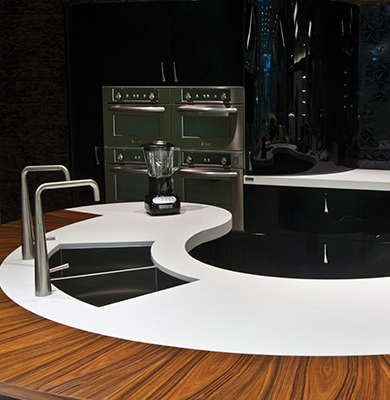 Top in Silestone - Blanco Zeus