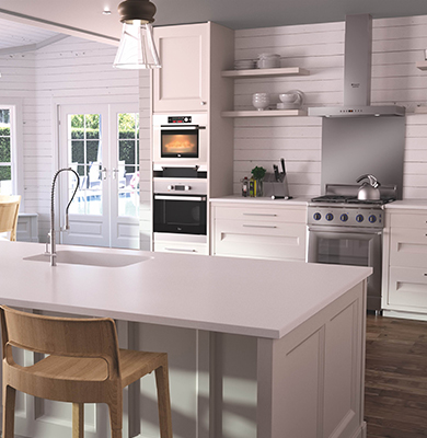 Top in Silestone Blanco Zeus finitura Suede